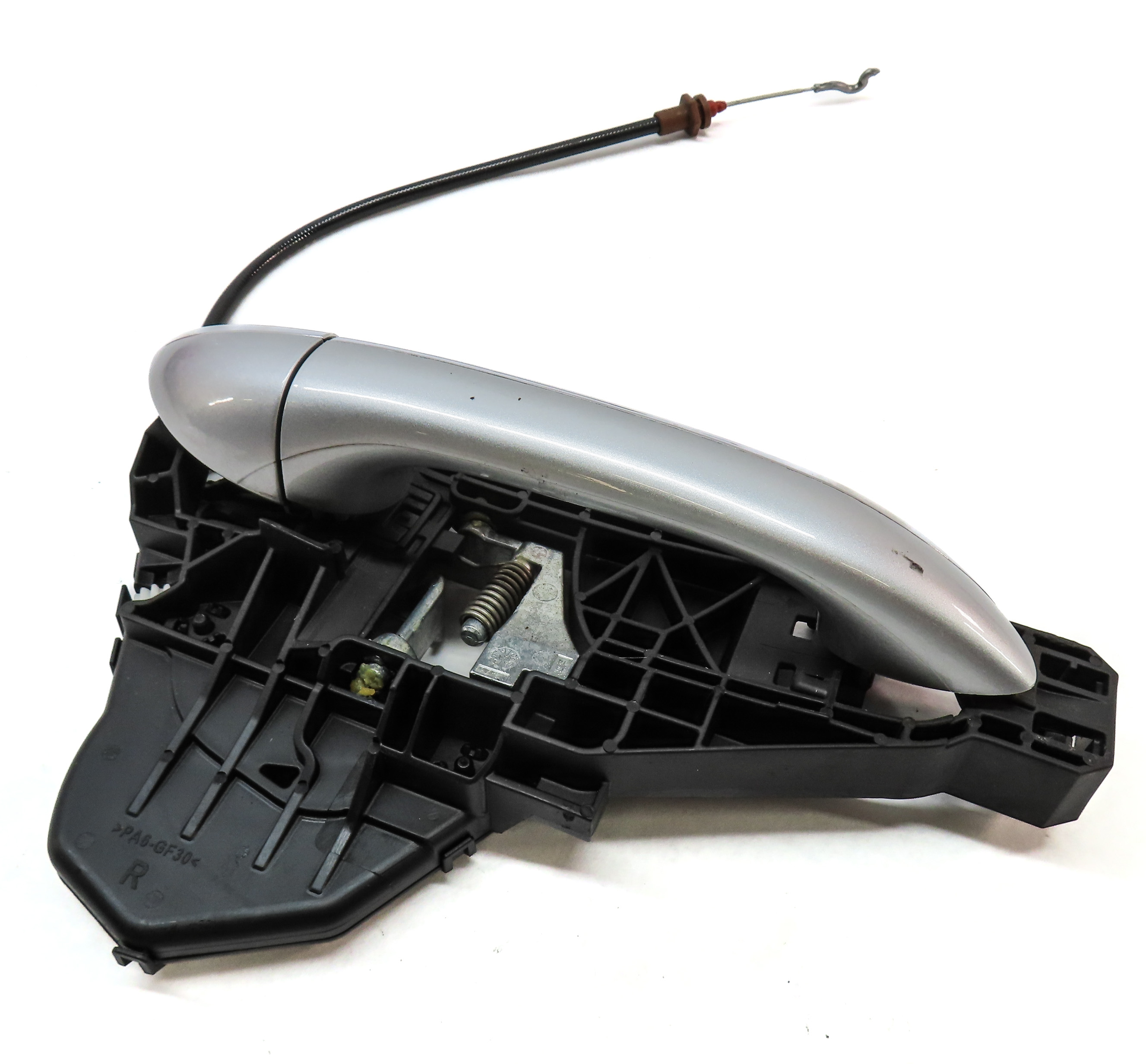 11 GL450 X164 FRONT RIGHT PASSENGER EXTERIOR STANDARD DOOR HANDLE (Silver) — exact item pictured